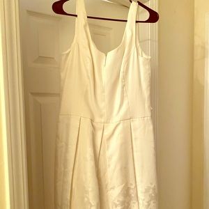 White House Black Market white tank dress